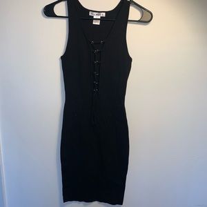 Lace up dress
